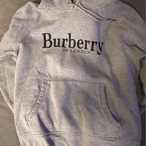 Burberry Gray Crewneck Hoodie